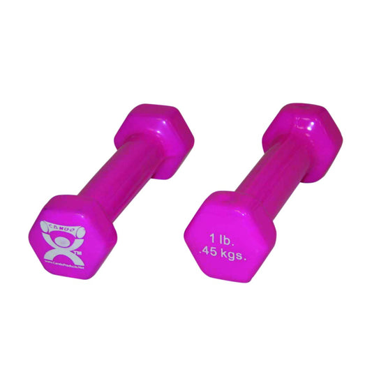 CanDo vinyl coated dumbbell - pair