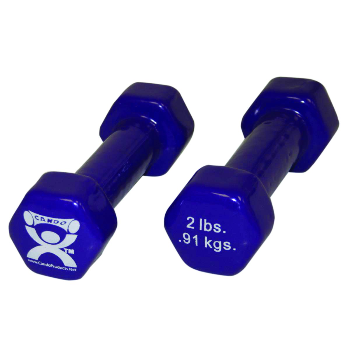 CanDo vinyl coated dumbbell - pair