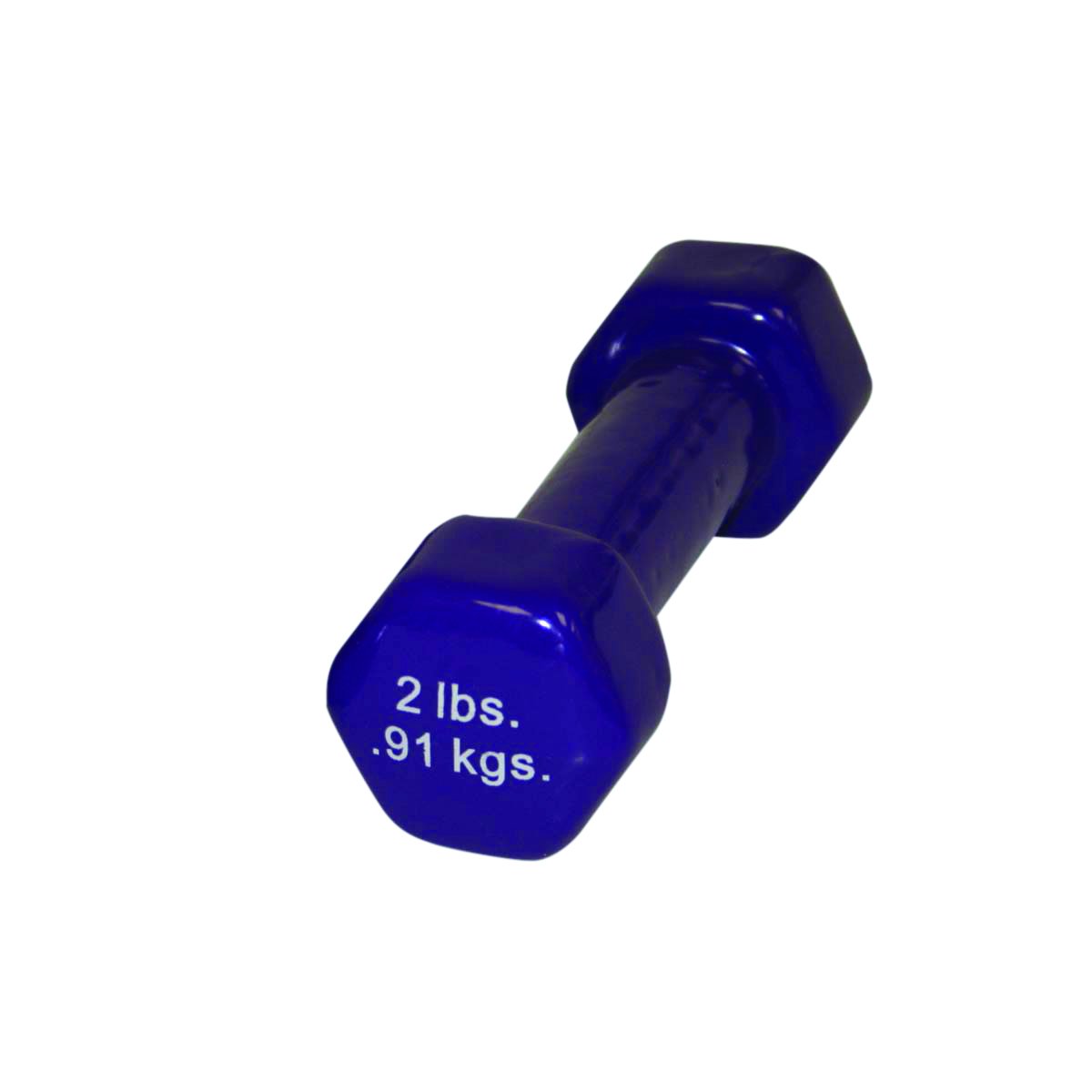 CanDo vinyl coated dumbbell - 1 each