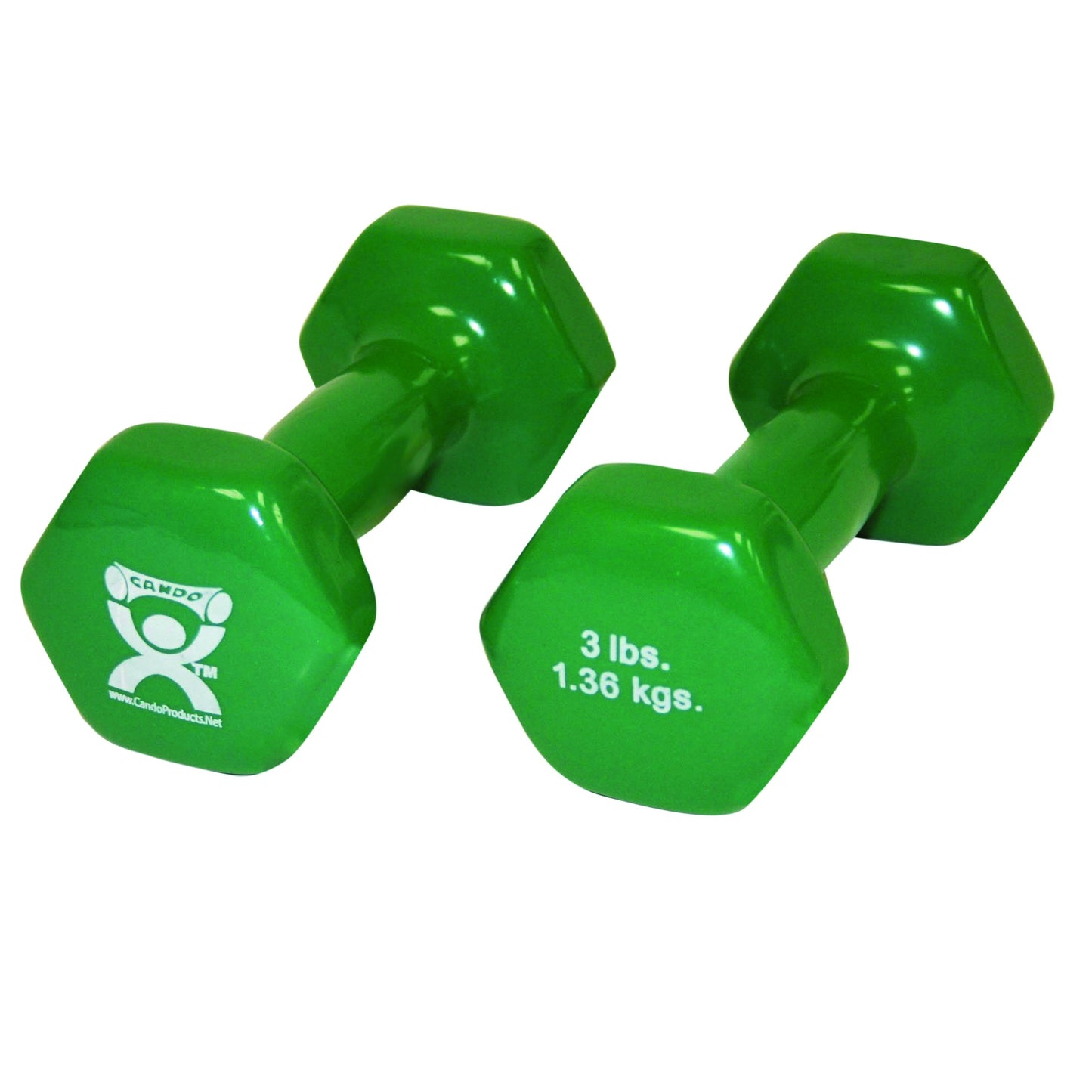 CanDo vinyl coated dumbbell - pair