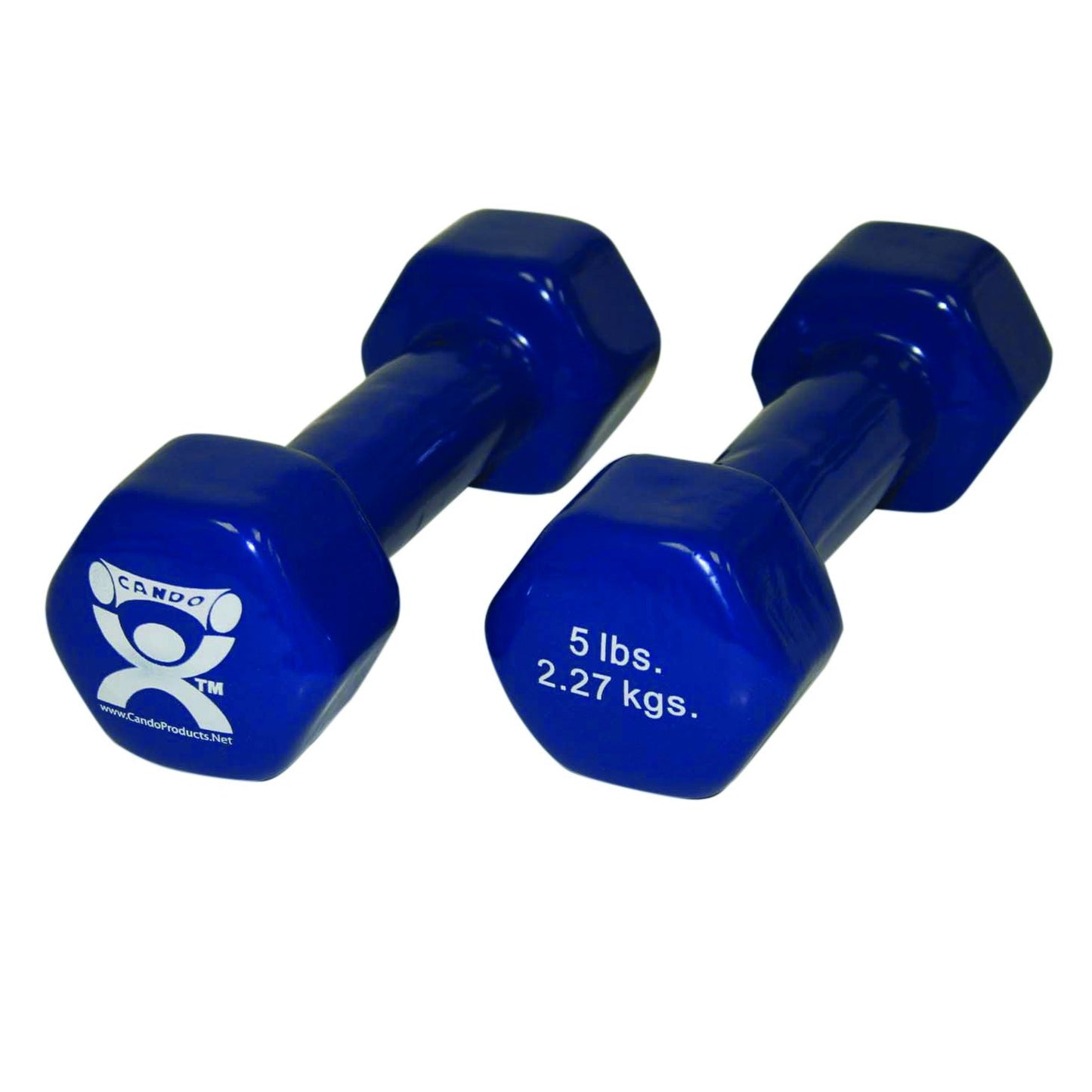 CanDo vinyl coated dumbbell - pair