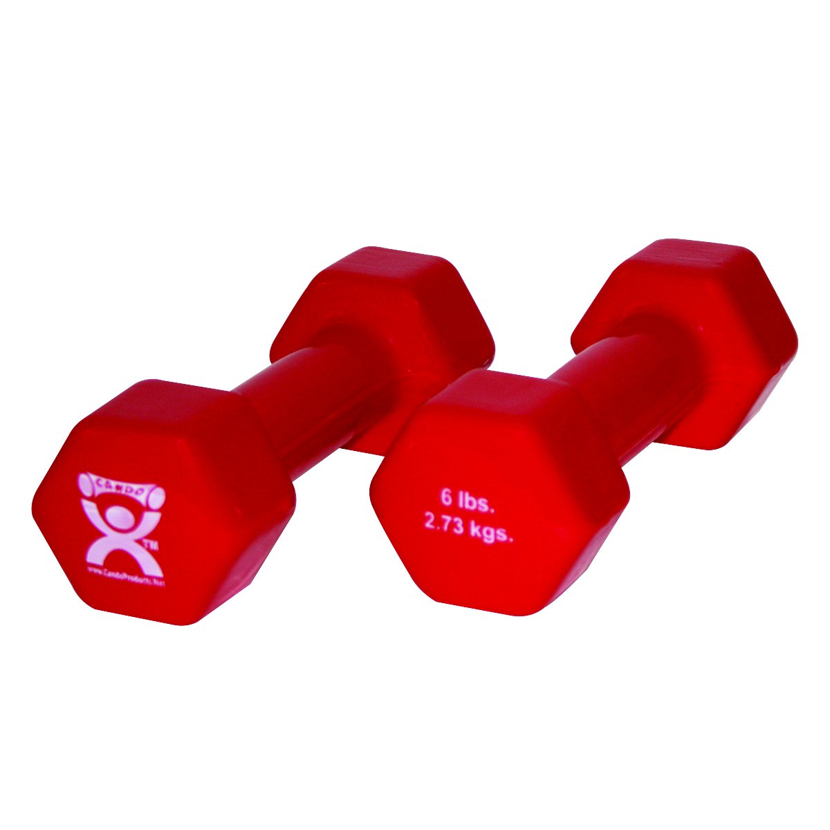 CanDo vinyl coated dumbbell - pair