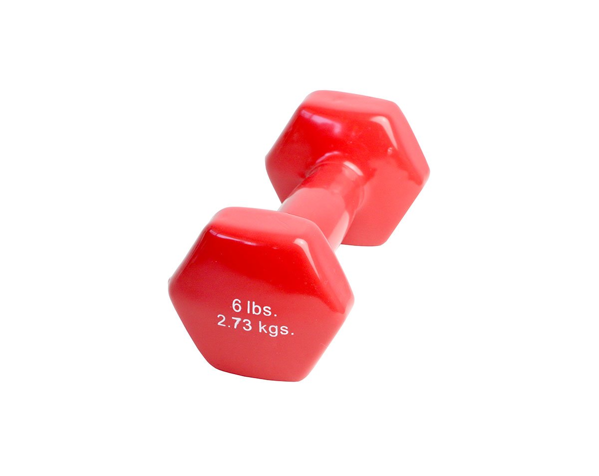 CanDo vinyl coated dumbbell - 1 each