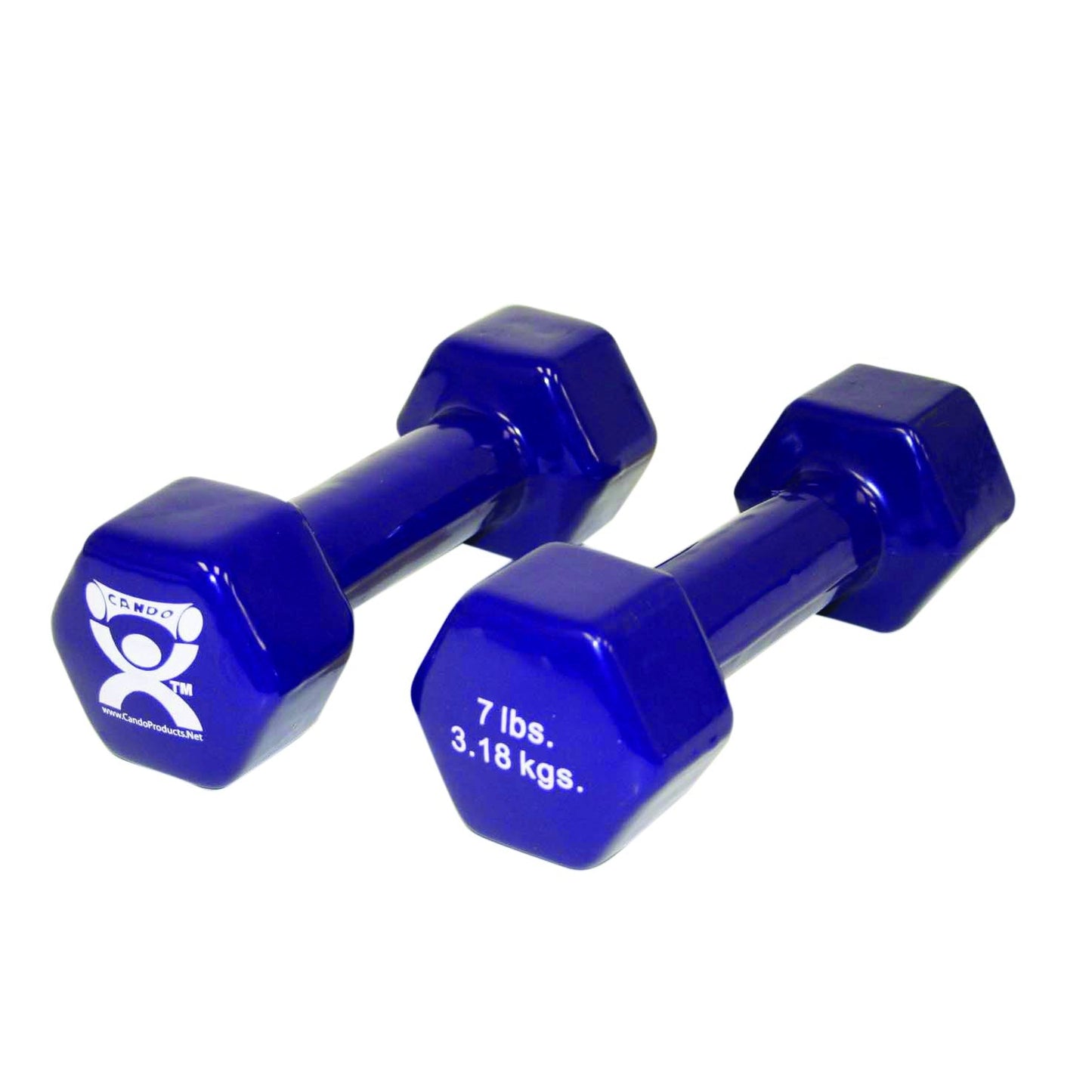 CanDo vinyl coated dumbbell - pair