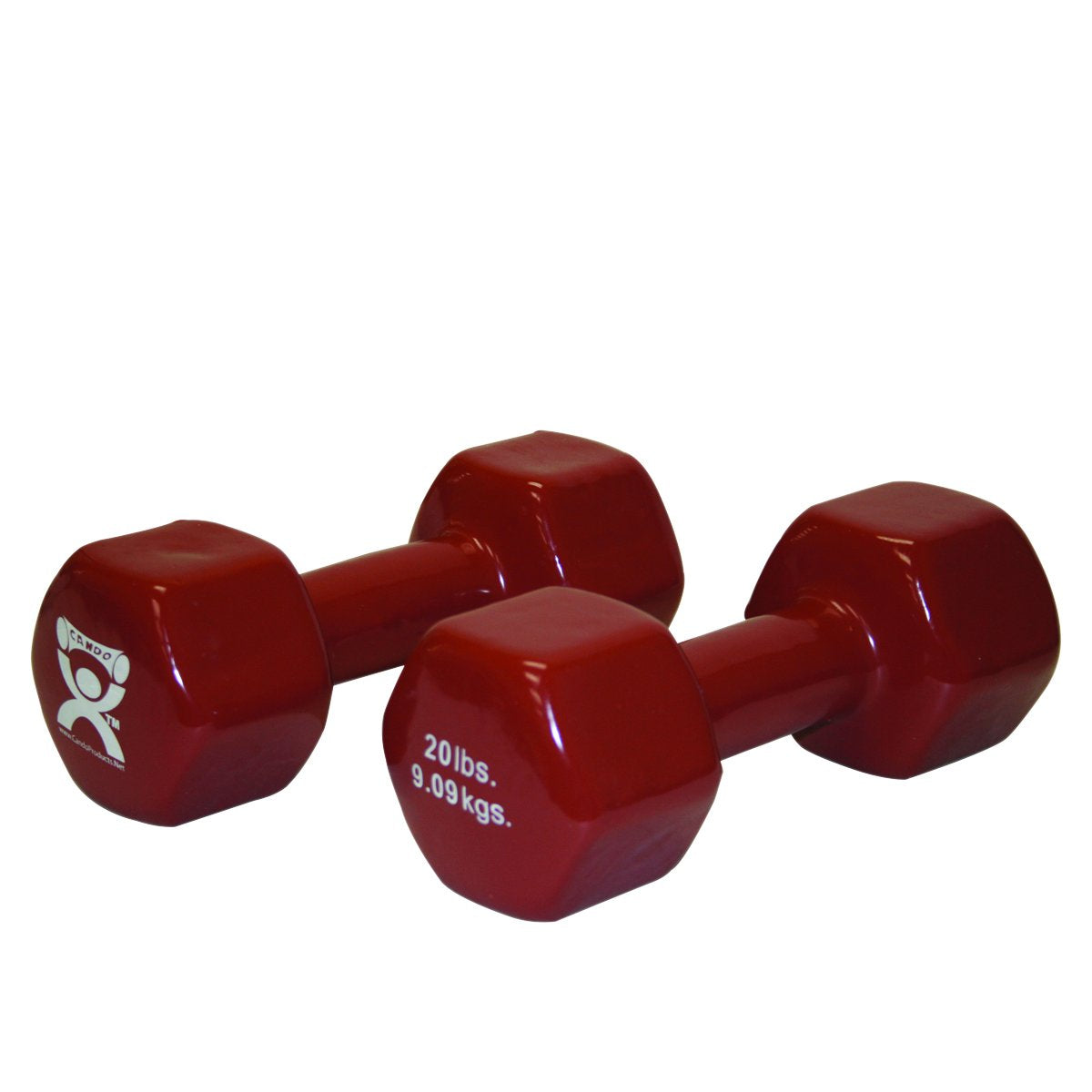 CanDo vinyl coated dumbbell - pair