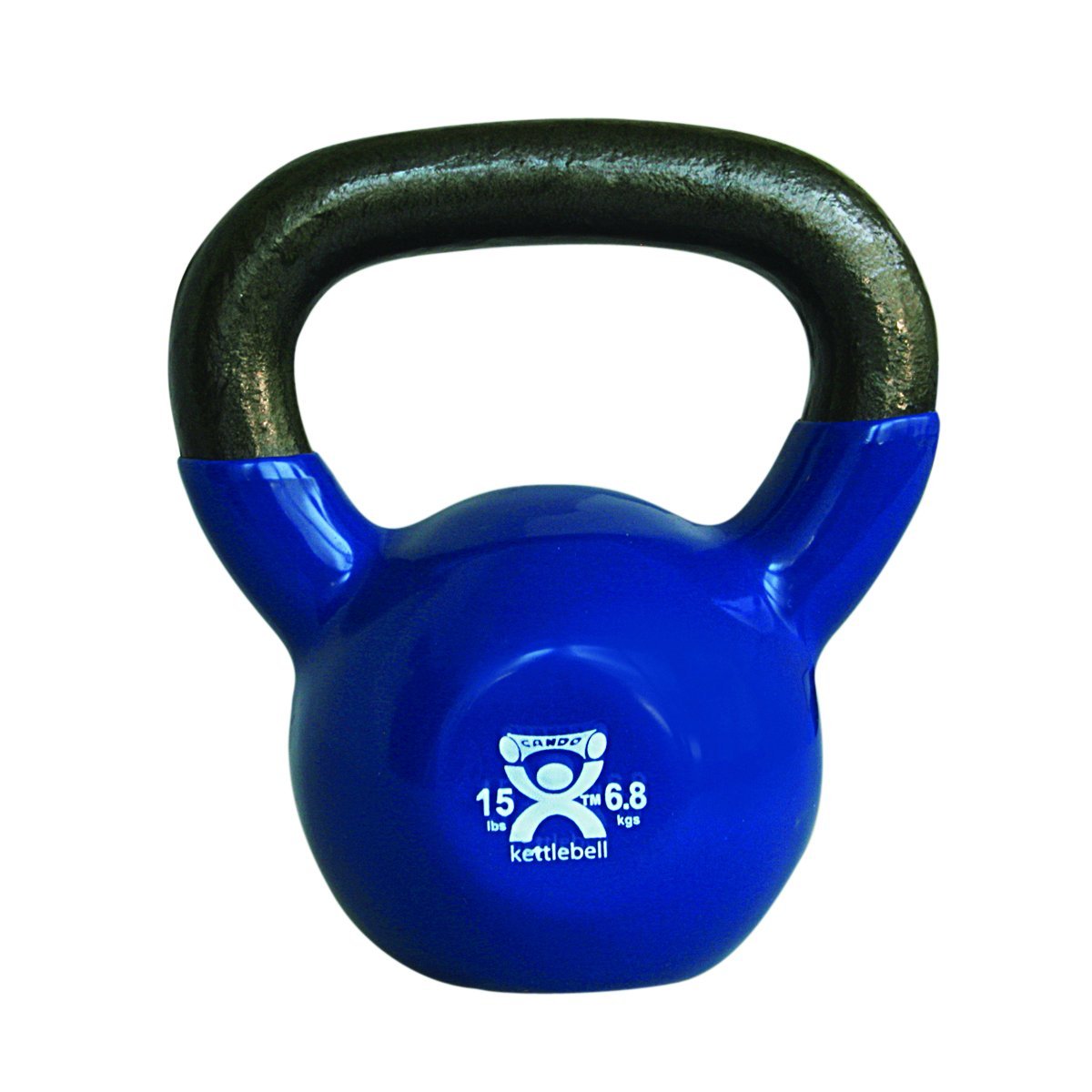 CanDo vinyl-coated kettlebell