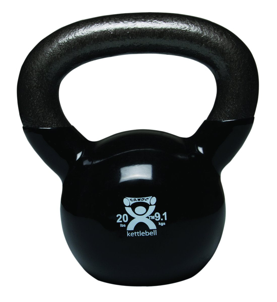 CanDo vinyl-coated kettlebell