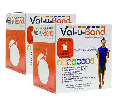 Val-u-Band Low Powder Exercise Band Rolls