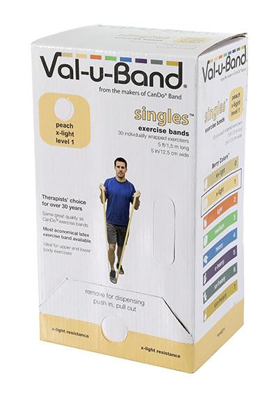 Val-u-Band Low Powder Exercise Band Rolls