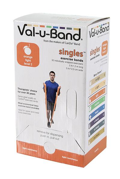 Val-u-Band Low Powder Exercise Band Rolls