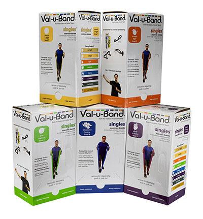 Val-u-Band Low Powder Exercise Band Rolls