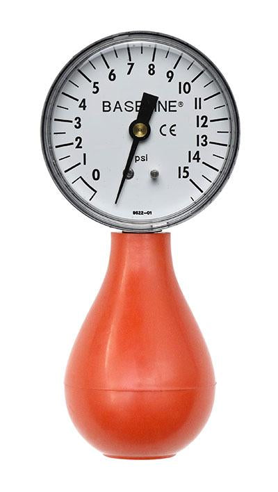 Baseline Dynamometer - Pneumatic Squeeze Bulb - 30 PSI Capacity, with reset