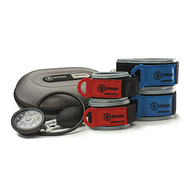 B-STRONG, Individual Package, 4 Blood Flow Restriction Bands, Sizes 1 and 3 (2 Each)