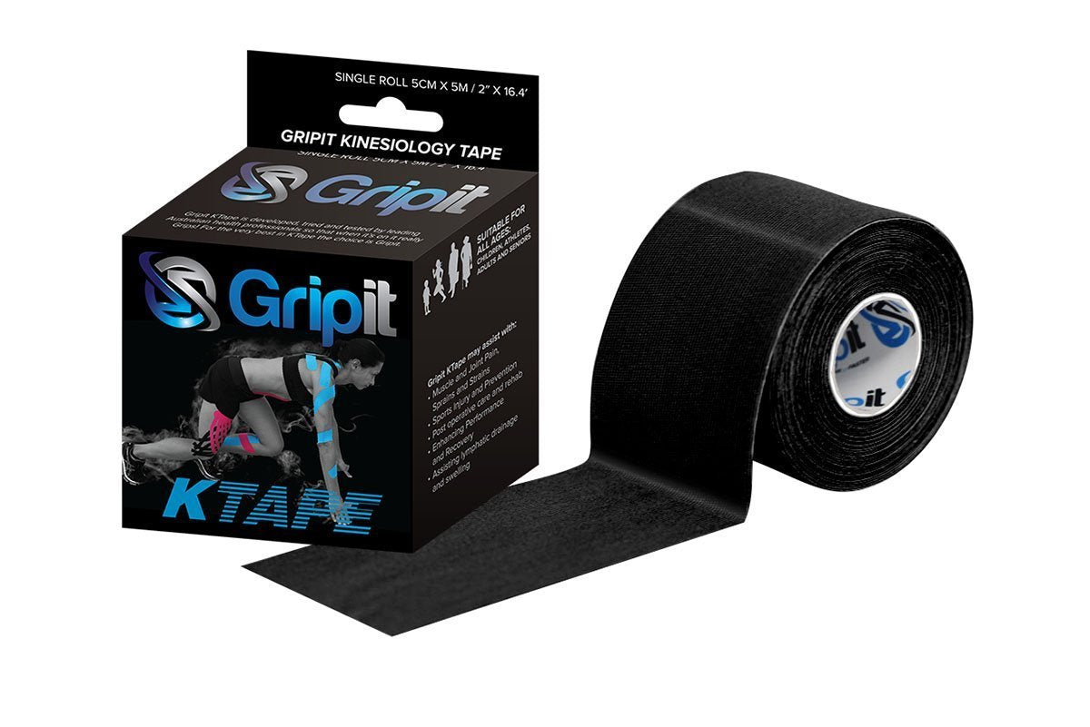 Gripit KTAPE, 5.5 yds, Single Roll in 2" and 4" width