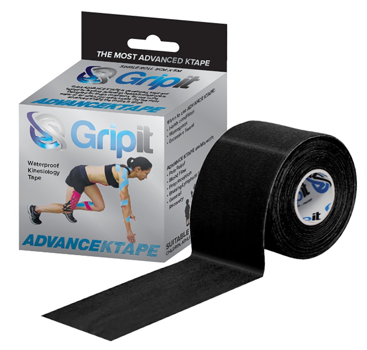 Gripit Advance KTAPE, 2" x 5.5 yds, Single Roll