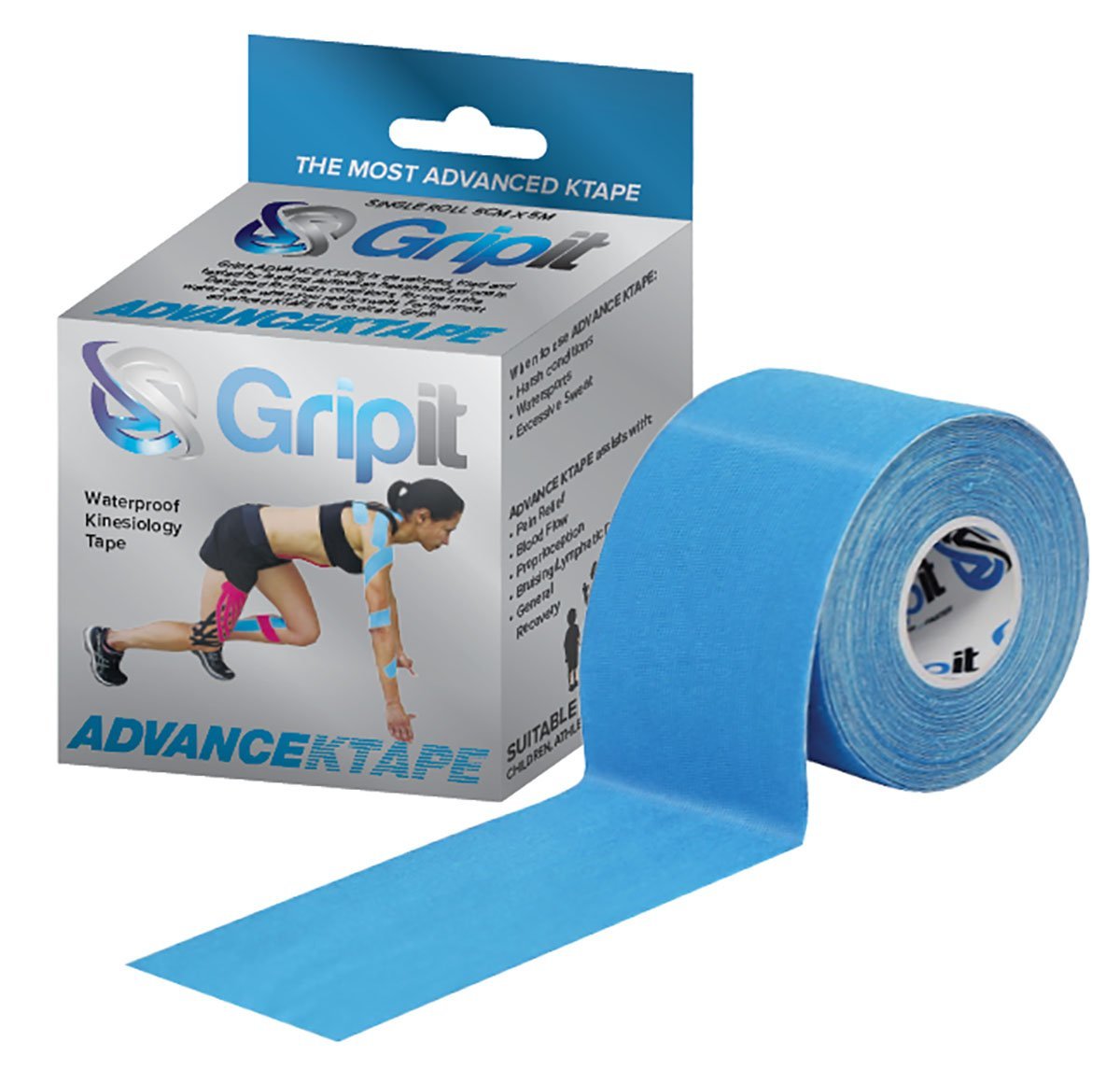 Gripit Advance KTAPE, 2" x 5.5 yds, Single Roll