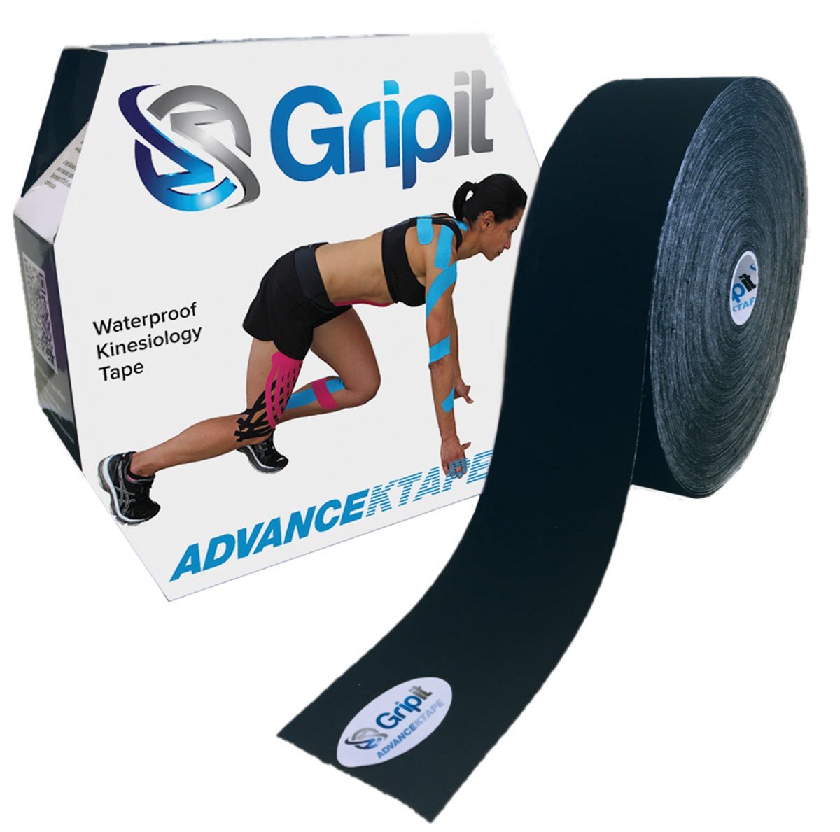 Gripit Advance KTAPE, 2" x 34 yds, Bulk Roll