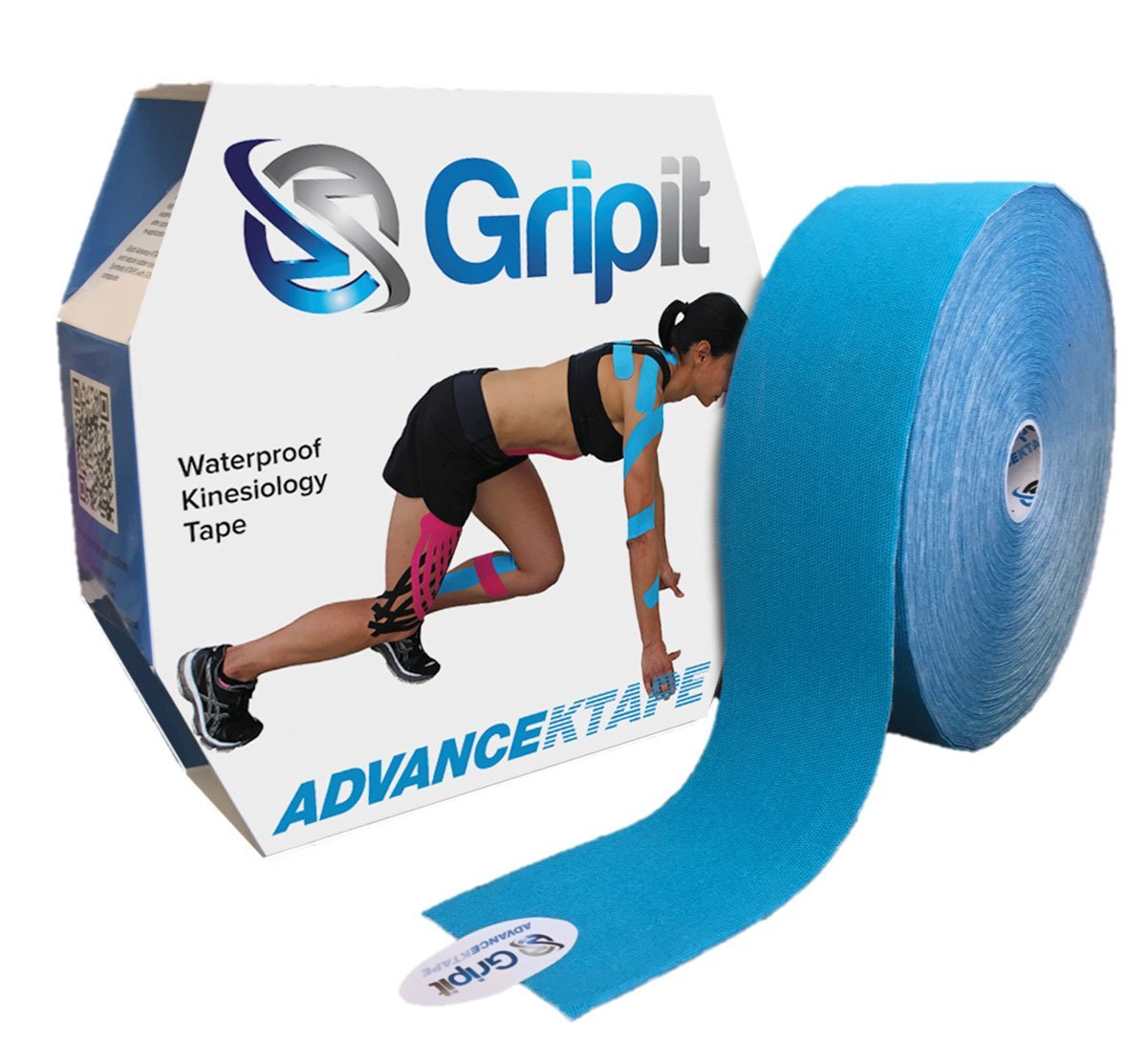 Gripit Advance KTAPE, 2" x 34 yds, Bulk Roll