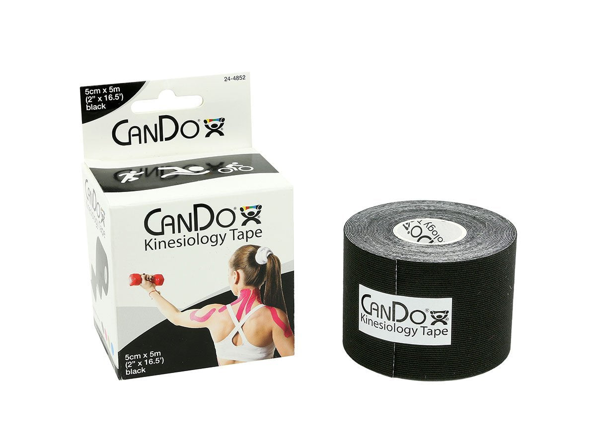 CanDo Kinesiology Tape, 2" x 16.5 ft, 10 Rolls