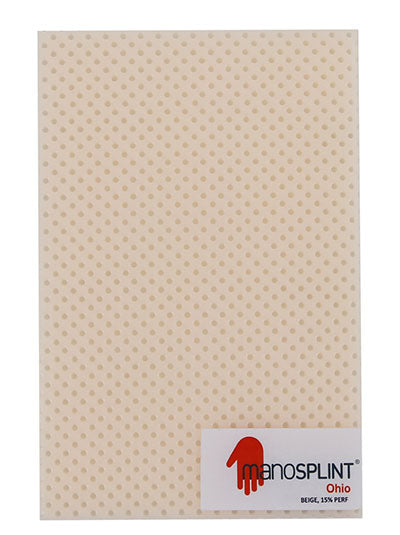 Manosplint Ohio Perf Beige 1/12" x 12" x 18" 15% Perf Beige