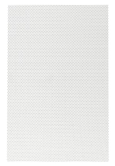 Manosplint Ohio Perf White 1/8" x 18" x 24" 42% Perf White
