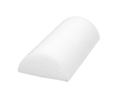 CanDo Foam Roller - White PE Foam