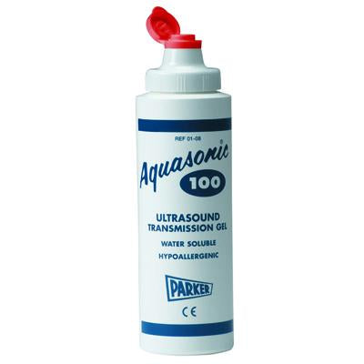 Aquasonic 100 ultrasonic gel, 250ml (8.5 oz) dispenser