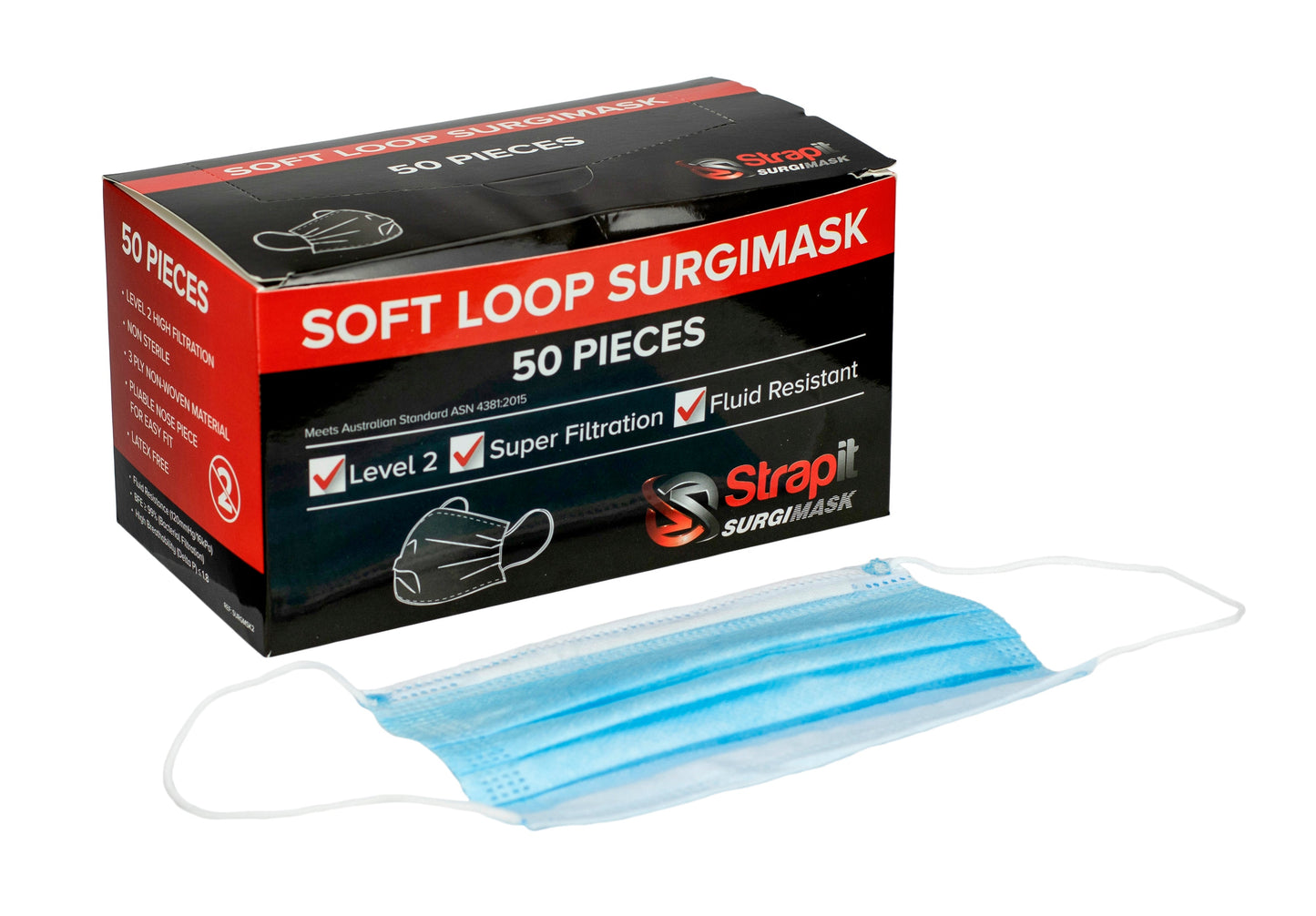 Strapit Surgimask Face Masks